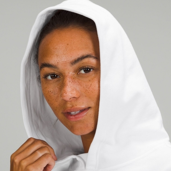Lululemon athletica All yours hoodie Cropped - sz 18 - wht - Picture 3 of 6